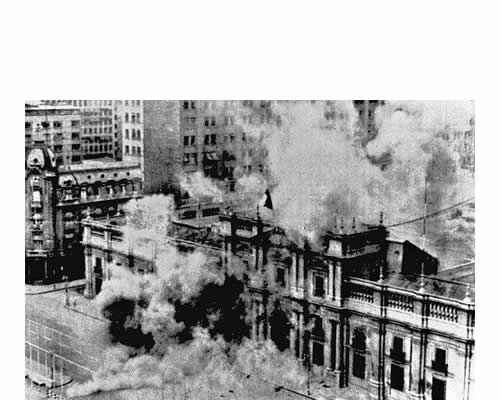 bombardeo del palacio de la Moneda